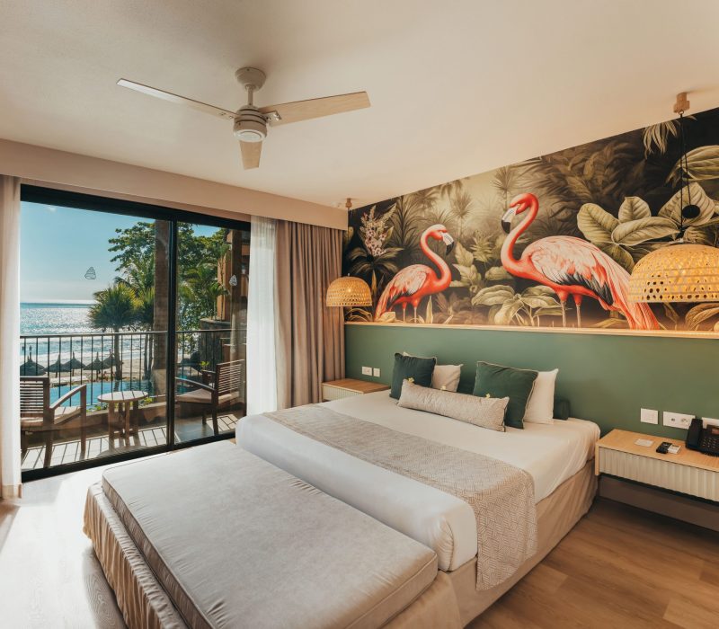 Beachfront view bedroom